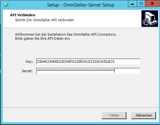 Datei:OmniSeller Setup Verbindung API.png