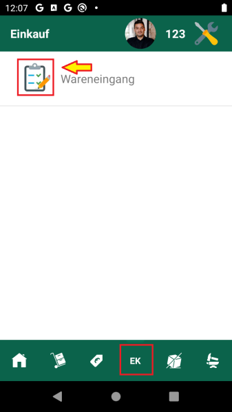 Datei:Omnimde bereich einkauf wareneingang navigation.png